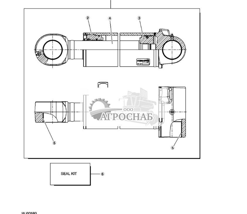 Components, Cylinder, Main Boom, CF7 ( - 001517) - ST886940 238.jpg